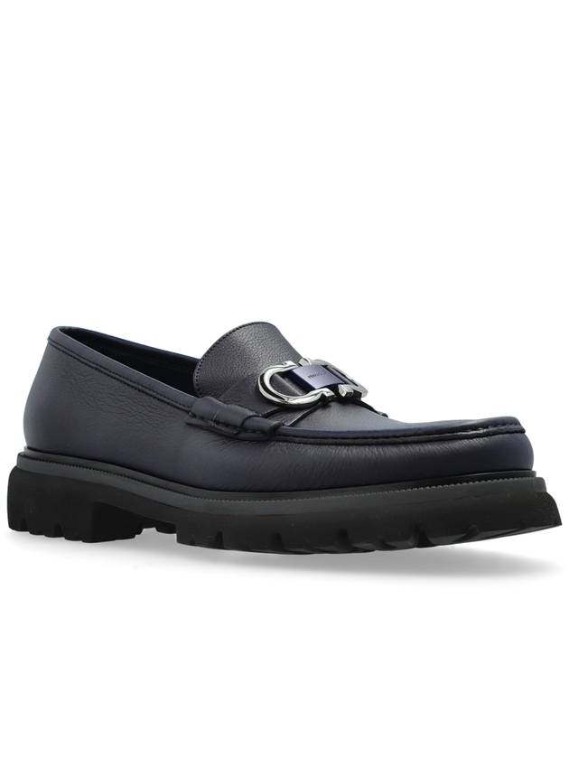 FERRAGAMO Shoes Cocoon Type Loarers, Men's, Navy Blue - SALVATORE FERRAGAMO - BALAAN 4