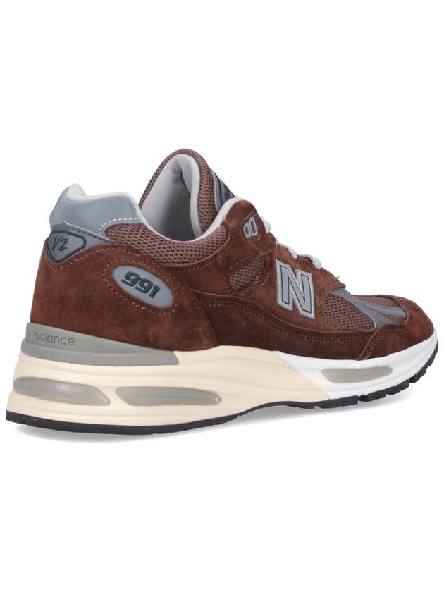 991V2 Low-Top Sneakers Brown - NEW BALANCE - BALAAN 5