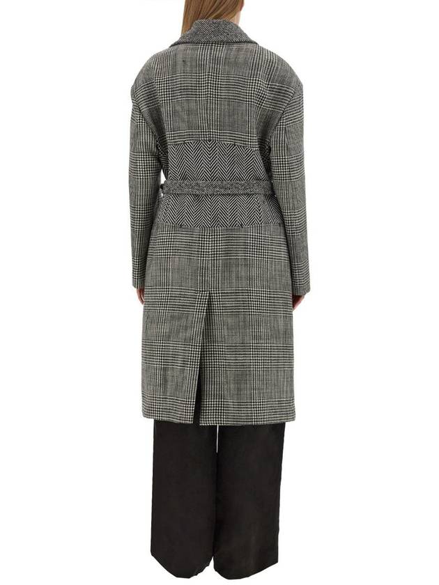 Tom Ford Wool Patchwork Coat - TOM FORD - BALAAN 3