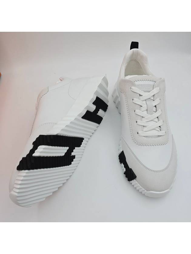 Bouncing Men s Sneakers White Blanc H242810Z90 - HERMES - BALAAN 5