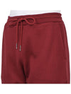 Men's Double Face 4 Bar Knit Sweatshorts Dark Red - THOM BROWNE - BALAAN.