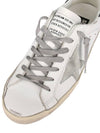 Superstar Leather Low Top Sneakers Grey White - GOLDEN GOOSE - BALAAN 8