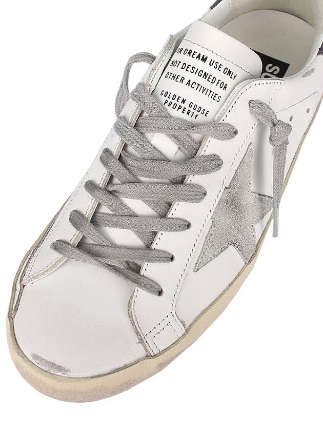 Superstar Grey Tab Low Top Sneakers White - GOLDEN GOOSE - BALAAN 8