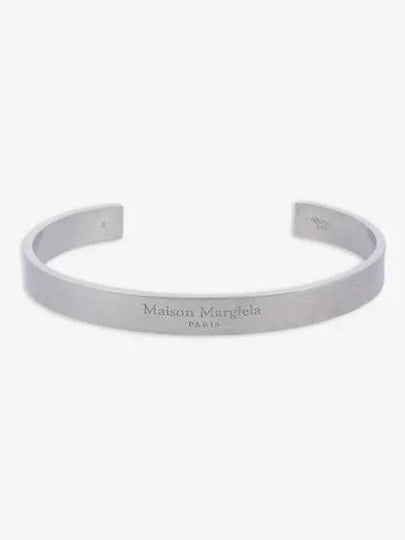 Ingraving Logo Cuff Bracelet Silver - MAISON MARGIELA - BALAAN 2