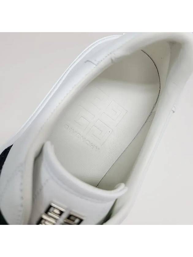 City Sport Sneakers In Leather with Strap White Black - GIVENCHY - BALAAN 9