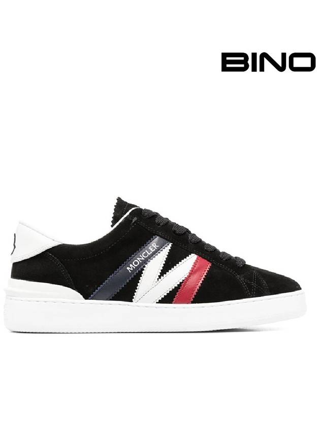 Monaco M Trainer Low Top Sneakers Black - MONCLER - BALAAN 2