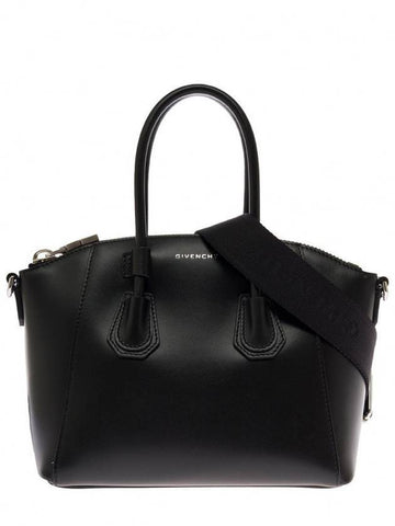 Neo Antigona Leather Tote Bag Black - GIVENCHY - BALAAN 1