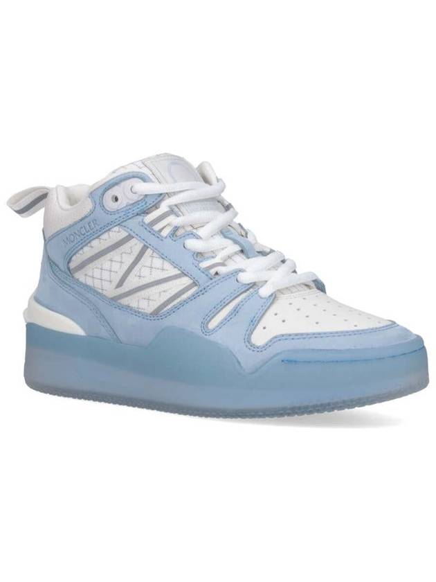 Pivot High Top Sneakers White Blue - MONCLER - BALAAN 3