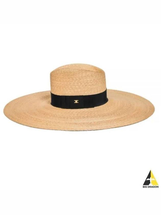 Triomphe Wide-Brimmed Hat Natural Black - CELINE - BALAAN 2