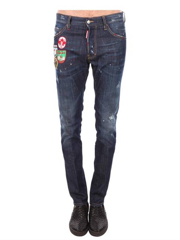 Red Painting S74LB0290 470 Men's Jeans - DSQUARED2 - BALAAN 2