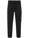 Lens Wappen Technical Cargo Track Pants Black - CP COMPANY - BALAAN 2