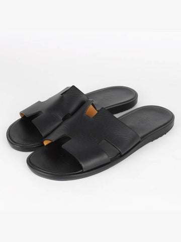 Men s Izmir Slippers Black 43 5 285 - HERMES - BALAAN 1