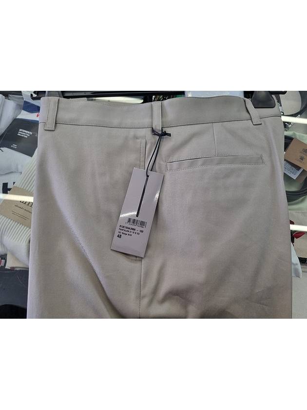 Homme Gabardine Chino Slacks Beige - DIOR - BALAAN 10