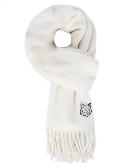 Wool Fox Head Muffler Ivory - MAISON KITSUNE - BALAAN 2