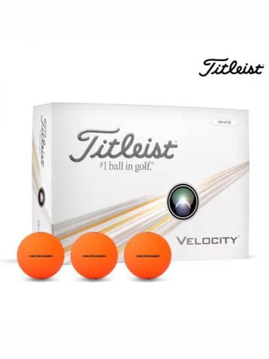 Velo City Orange Golf Ball Domestic Product GQ5524072626889 - TITLEIST - BALAAN 1