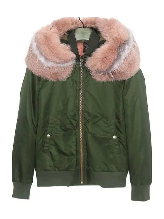12th Anniversary Pink Fox Fur Short Field Jacket 172BB054 C3583 - MR & MRS ITALY - BALAAN 1