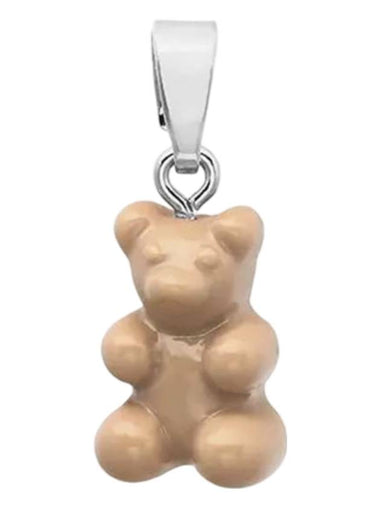 Nostalgia Bear Classic Connector Pendant Salt Caramel Silver - CRYSTAL HAZE - BALAAN 1