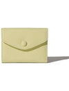 Mini Halfwallet Banknote Card Wallet Pale Lemon - LE MASQUE - BALAAN 3