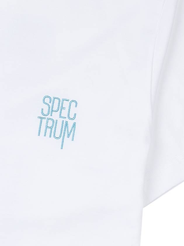 Spectrum Graphic Cotton Short Sleeve T-Shirt White - SOLID HOMME - BALAAN 7