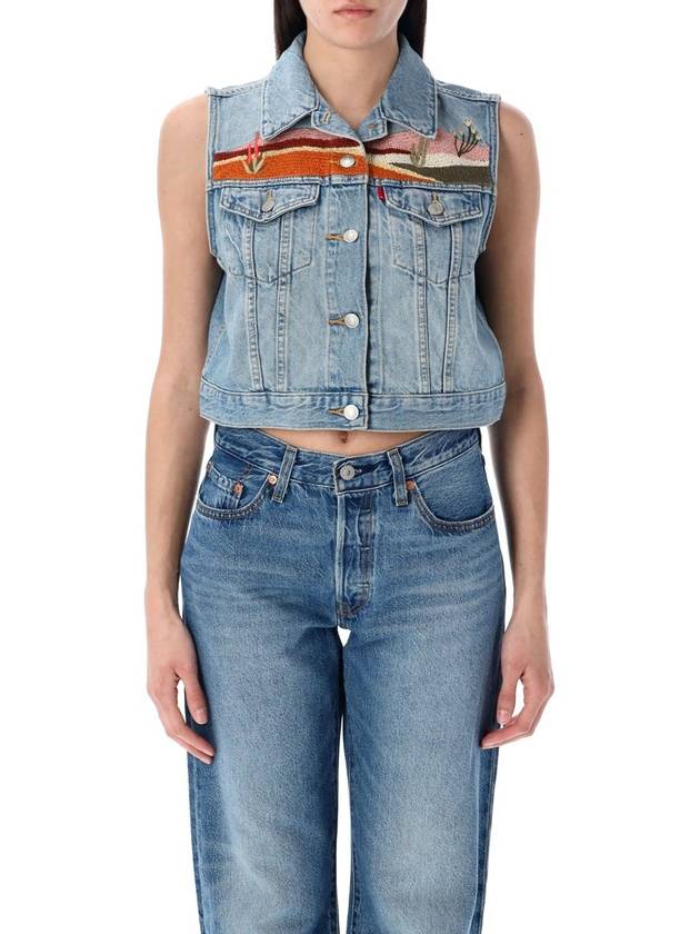 Levi'S Embroidery Vest - LEVI'S - BALAAN 1