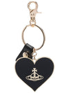 Heart ORB Leather Key Holder Black Gold - VIVIENNE WESTWOOD - BALAAN 2