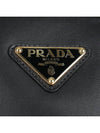 Small Leather Hand Shoulder Bag Black - PRADA - BALAAN 7