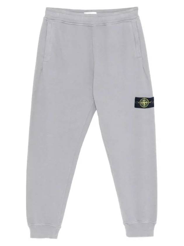 Signature Wappen Patch Cotton Baggy Pants Grey - STONE ISLAND - BALAAN 3