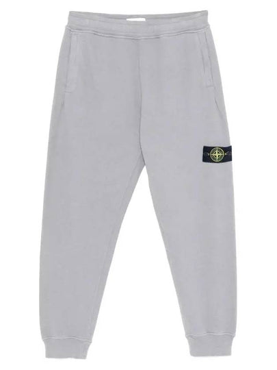 Signature Wappen Patch Cotton Baggy Pants Grey - STONE ISLAND - BALAAN 2