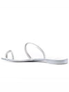 Colorful Strap Flat Sandals Slippers Silver - GIUSEPPE ZANOTTI - BALAAN 5