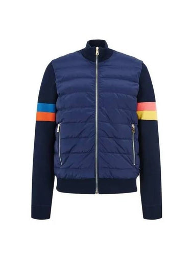 Knitted sleeve down jacket navy 270755 - PAUL SMITH - BALAAN 1