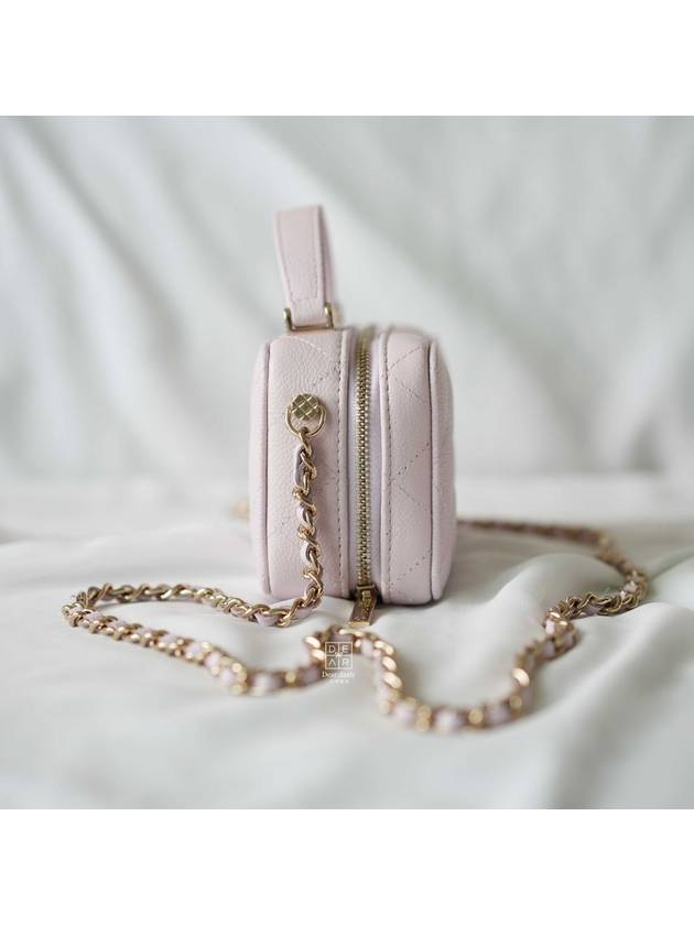 CC Logo Mini Camera Cross Back Light Pink - CHANEL - BALAAN 6