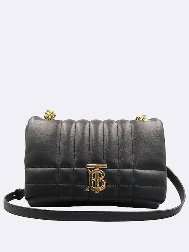 8055161 Black leather TB gold logo Lola mini shoulder bag - BURBERRY - BALAAN 1