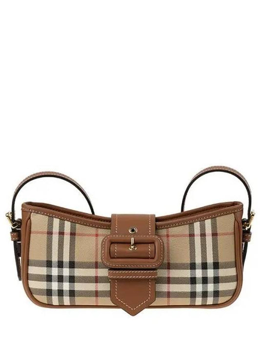 Check Shoulder Bag Brown - BURBERRY - BALAAN 2