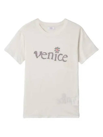 Venice logo short sleeve t shirt white - ERL - BALAAN 1