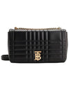 Lola Quilted Leather Medium Cross Bag Black - BURBERRY - BALAAN 1