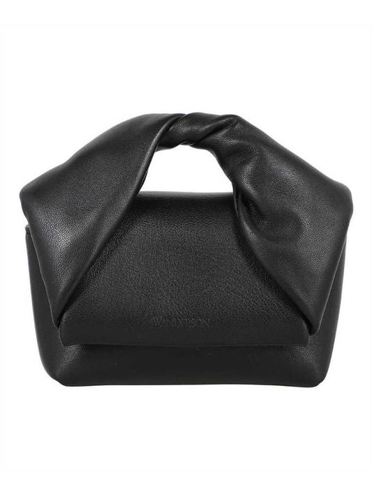 Nano Twister Leather Tote Bag Black - JW ANDERSON - BALAAN 1