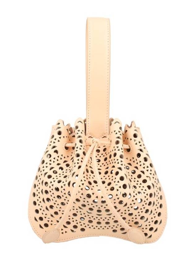 Rose Marie 16 Punching Bucket Bag Nude - ALAIA - BALAAN 1