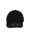 C-Jarl Embroidered Peak Ball Cap Black - DIESEL - BALAAN 1