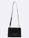 Women s Gold Logo Tote Bag and Cross Black 1BA863 - PRADA - BALAAN 4