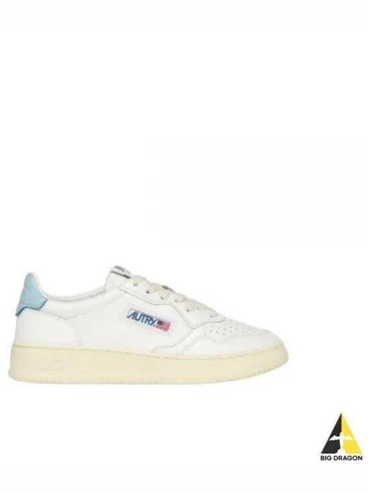 Medalist Light Blue Tab Low Top Sneakers White - AUTRY - BALAAN 2