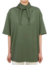 Women's Foulard Short Sleeve T Shirt Green - LEMAIRE - BALAAN 2