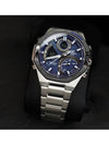 Edifice Bluetooth Metal Watch Blue Silver - CASIO - BALAAN 4