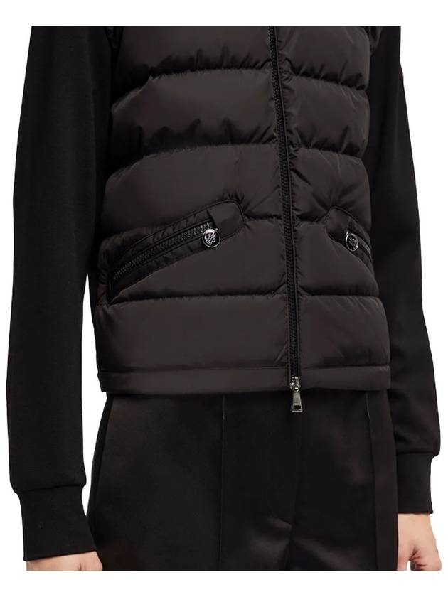 women s zip up padding black - MONCLER - BALAAN 5