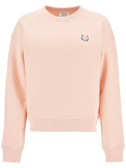 Bold Fox Head Patch Comfort Sweatshirt Pink - MAISON KITSUNE - BALAAN 2