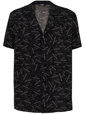 Balmain Shirt With Print - BALMAIN - BALAAN 1