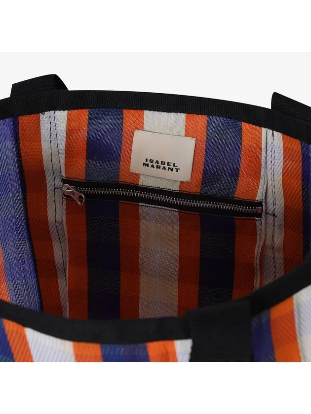 Darwen Striped Nylon Tote Bag Orange - ISABEL MARANT - BALAAN 5