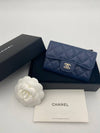 Classic Tok Card Wallet Caviar Navy Champagne Gold AP0214 - CHANEL - BALAAN 1