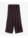 H.D Poly Smooth Track Wide Pants Dark Purple - NEEDLES - BALAAN 1