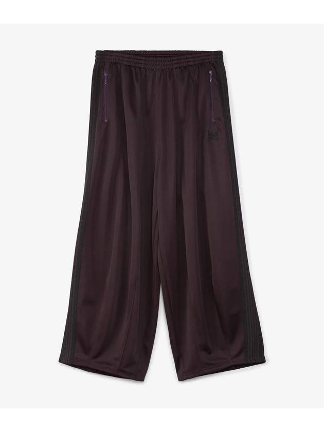 H.D Poly Smooth Track Wide Pants Dark Purple - NEEDLES - BALAAN 1