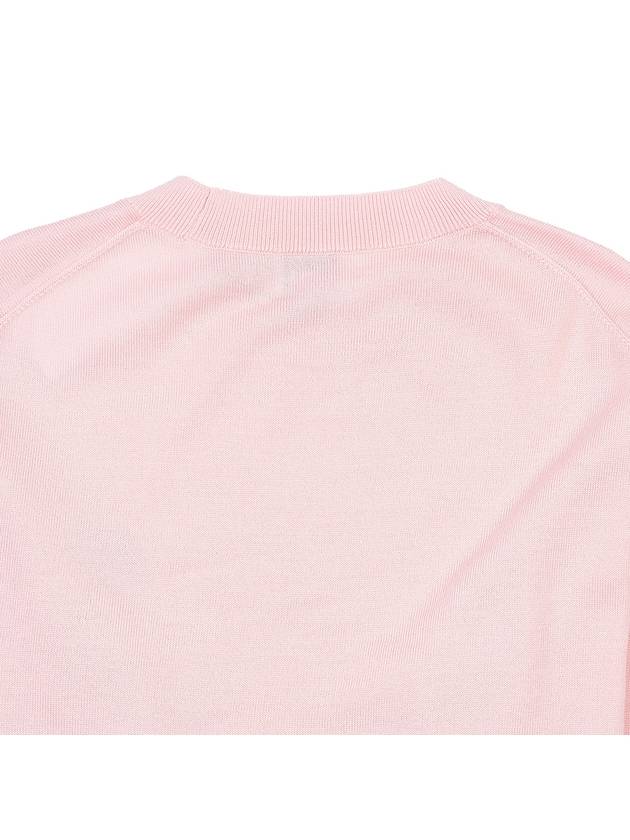 Boke Flower Logo Wool Knit Top Pink - KENZO - BALAAN 8
